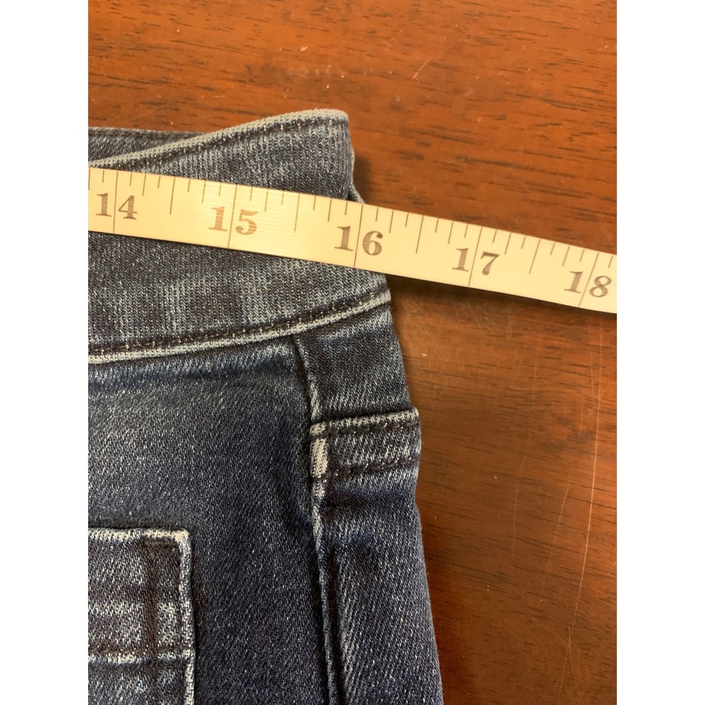 Quince Organic Cotton Wide Leg Crop Jeans Dark Wash Indigo Blue Size 31 - Picture 5 of 8